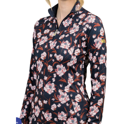 Kastel Denmark Navy Peonies LS