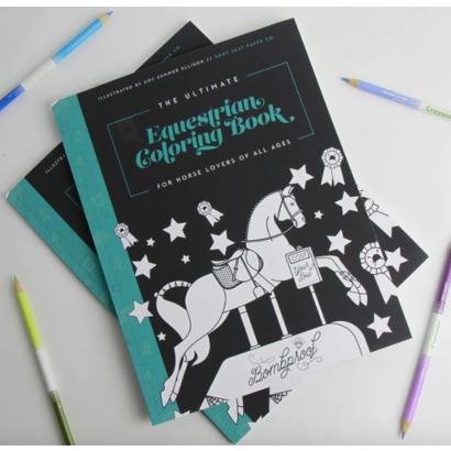 Hunt Seat Paper Equestrian Coloring Book