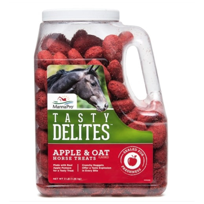 Manna Pro Delight Horse Treats apple/oat HITS