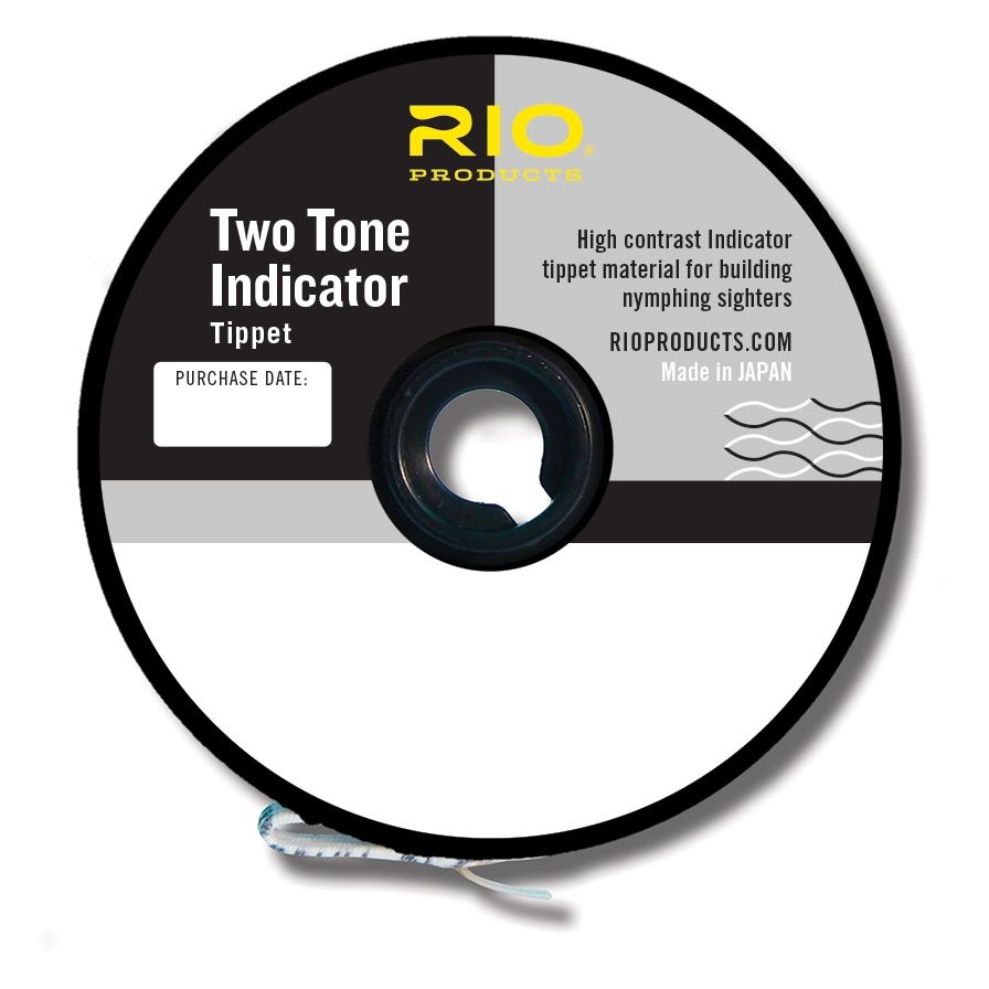 RIO PRODUCTS Rio 2-Tone Indicator Tippet - Black/White