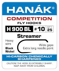 HANAK Hanak H900Bl Barbless Streamer Hook - 25 Pack