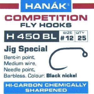 HANAK Hanak H450Bl Barbless Jig Superb Hook - 25 Pack