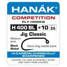 HANAK Hanak H400Bl Barbless Classic Jig Hook - 60 Degree