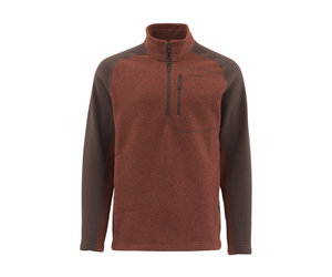 SIMMS RIVERSHED SWEATER QUARTER ZIP 
