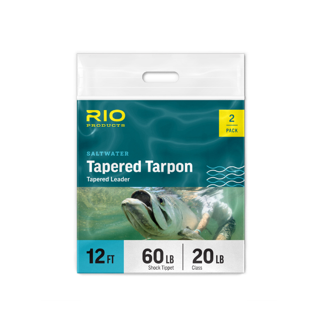 RIO PRODUCTS Rio Tarpon Tapered Leader - 12Ft - 2 Pack