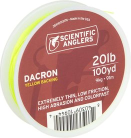 SCIENTIFIC ANGLERS Scientific Anglers Backing - 100 Yards - 20 Lb - Yellow