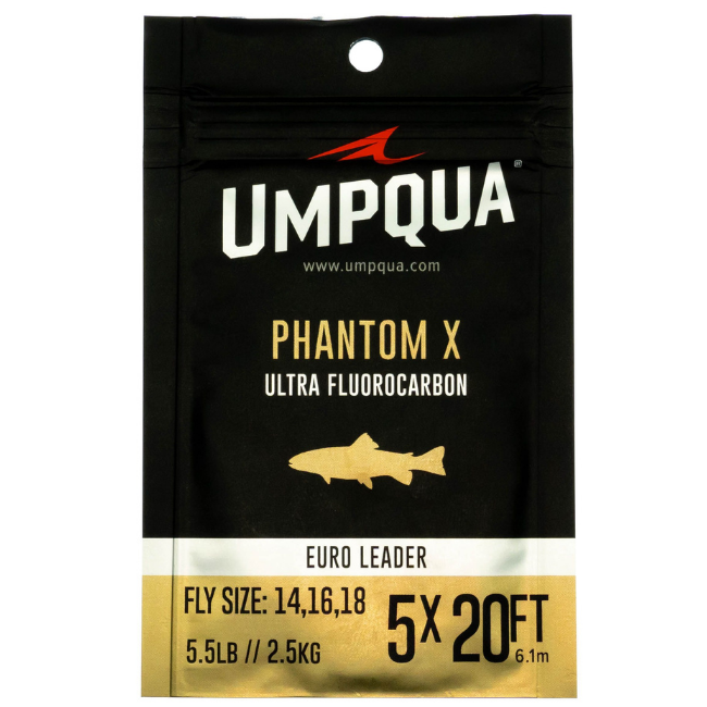 Umpqua Phantom X Euro Numph Fly Fishing Leader 20 Umpqua Phantom X Euro Numph Fly Fishing Leader 20