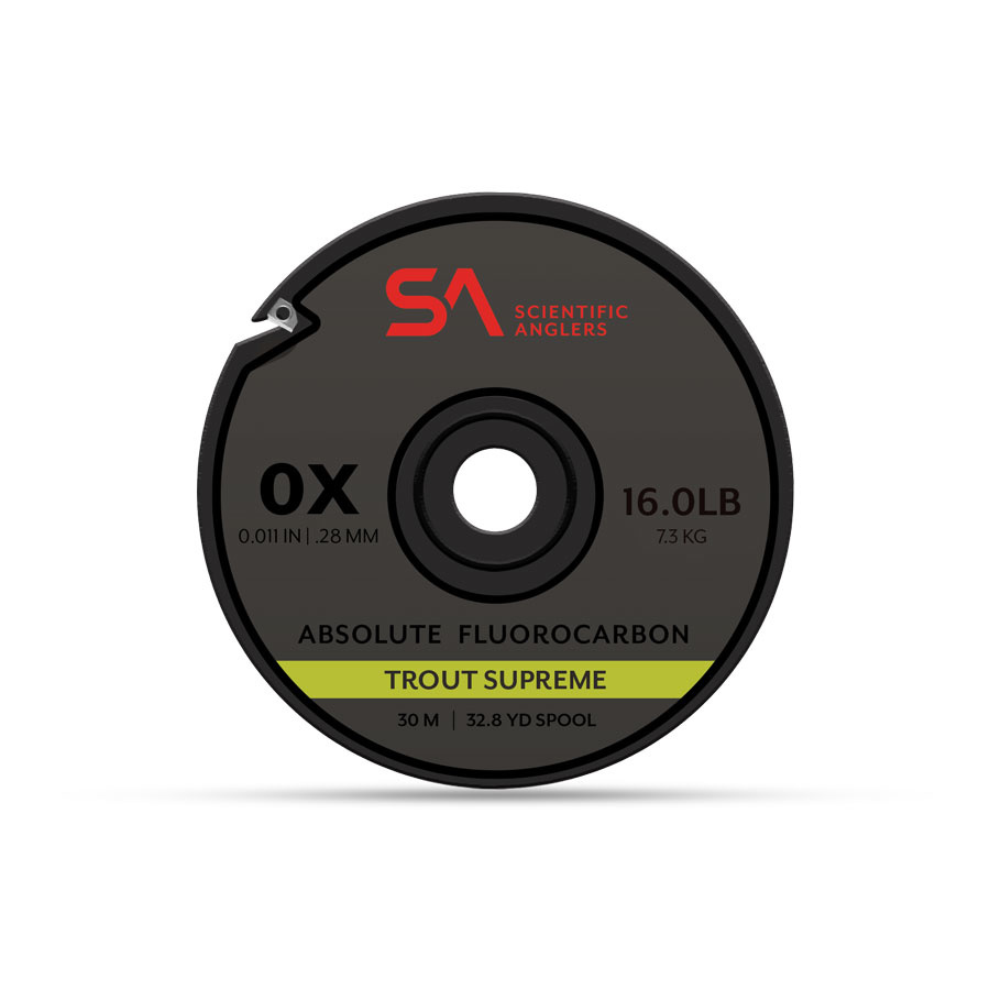 SCIENTIFIC ANGLERS Scientific Anglers Absolute Fluorocarbon Trout Supreme Tippet 30 Meters