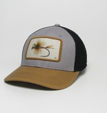 Midwest and Beyond Midwest and Beyond Blue Quill Fly Grey/Camel/Black Mid-Pro Trucker