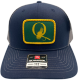 BLUE QUILL ANGLER BQA Logo Trucker (R-112) - "Q" Logo Patch