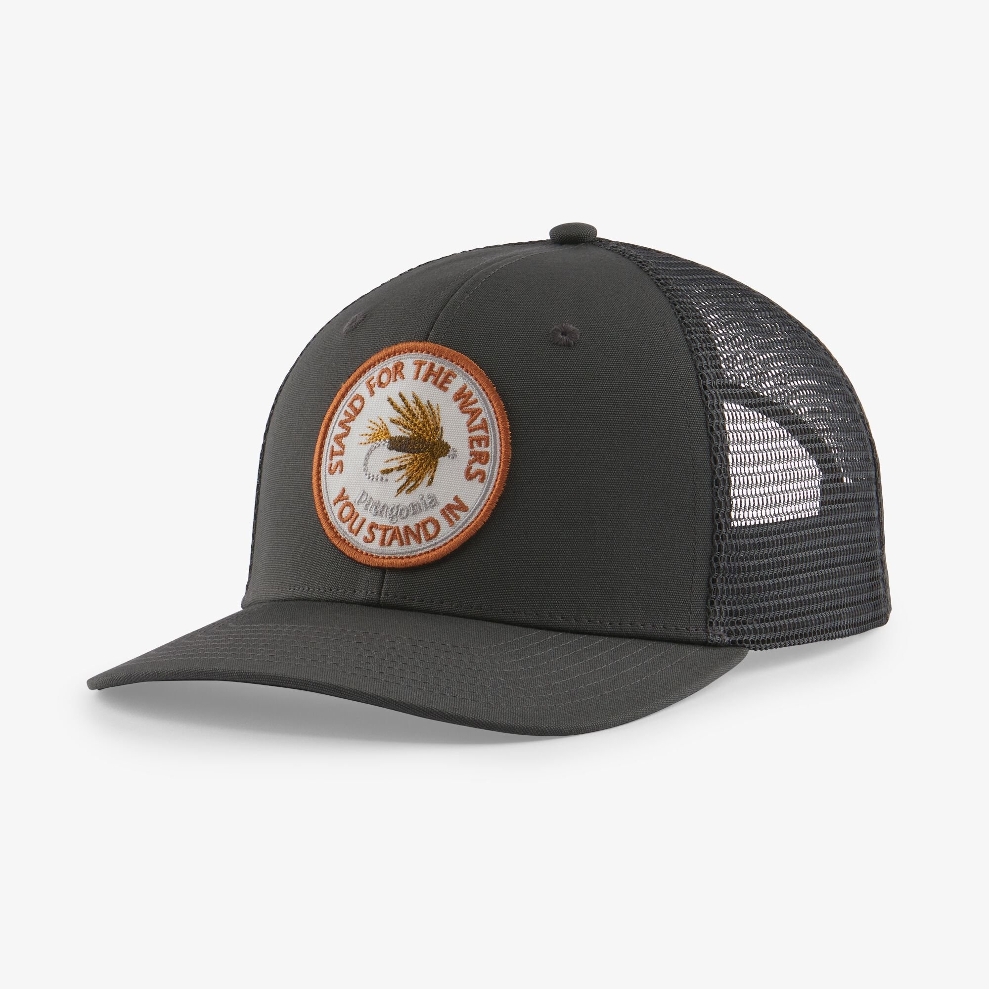 PATAGONIA PATAGONIA TAKE A STAND TRUCKER HAT FORGE GREY
