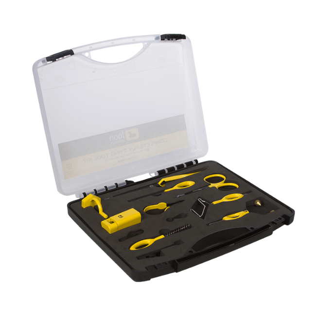 LOON OUTDOORS LOON COMPLETE FLY TYING TOOL KIT - Yellow