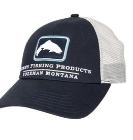 SIMMS SMALL FIT TROUT ICON TRUCKER ADMIRAL AVALON