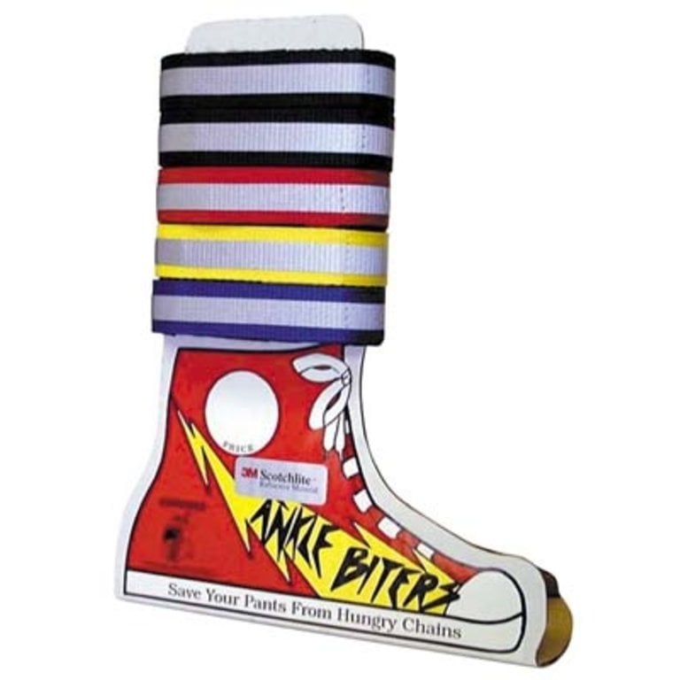 Aardvark Cycling AARDVARK ANKLE BITERS BLACK/RED/YELLOW/BLUE