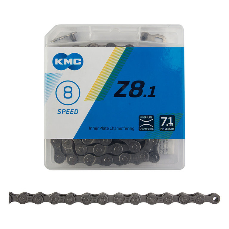 KMC CHAIN KMC Z8.1 INDEX 8s GY/GY 116L