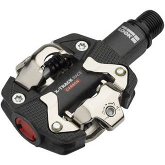 LOOK LOOK X-TRACK RACE CARBON Pedals - Dual Sided Clipless Chromoly 9/16 Black