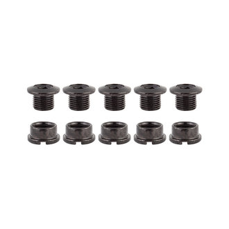 ORIGIN8 CHAINRING BOLT SET OR8 SINGLE STL BLK