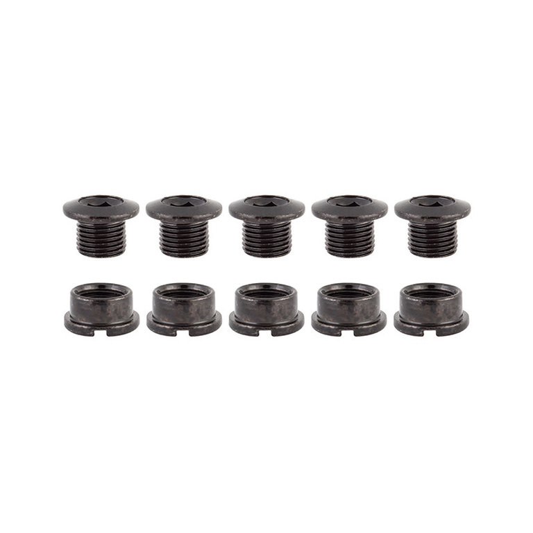 ORIGIN8 CHAINRING BOLT SET OR8 SINGLE STL BLK