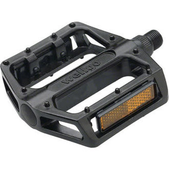 Wellgo Wellgo B087 Pedals - Platform Aluminum 9/16 Black