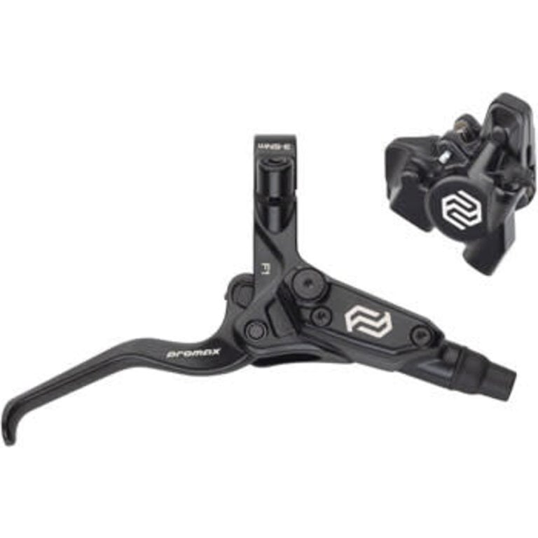 Promax Promax F1 / DSK-927 Disc Brake and Lever - Rear, Hydraulic, Flat Mount, Black