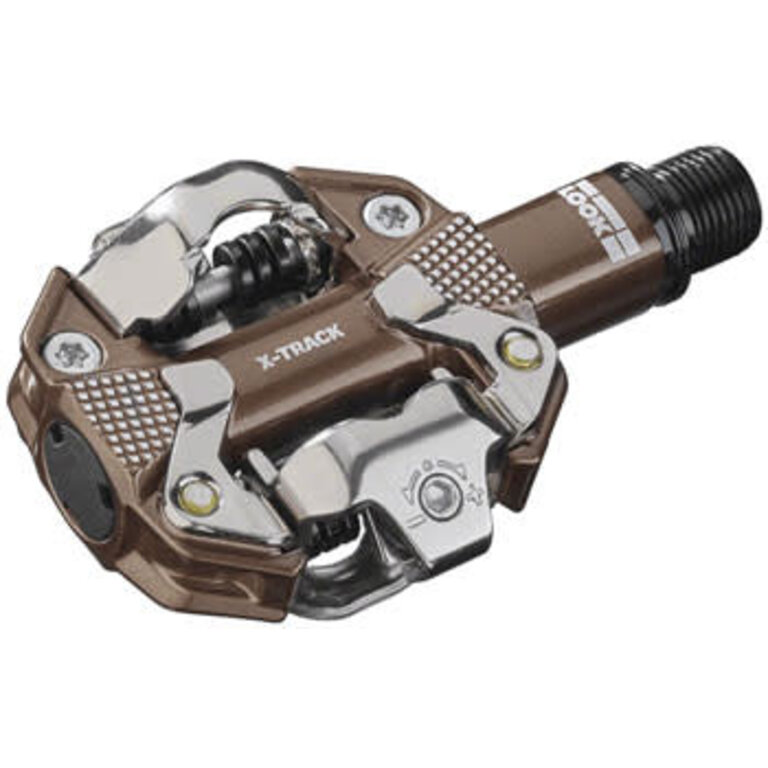 LOOK LOOK X-TRACK Pedals - Dual Sided Clipless, Chromoly,  9/16", Gravel Edition