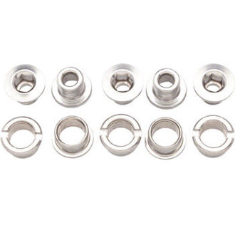 Problem Solvers Problem Solvers Single Chainring Bolts Silver Chromoly