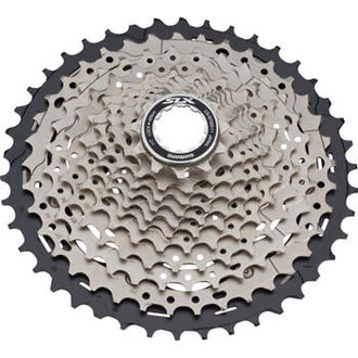 Shimano Shimano SLX CS-M7000 Cassette - 11 Speed, 11-42t, Silver/Black