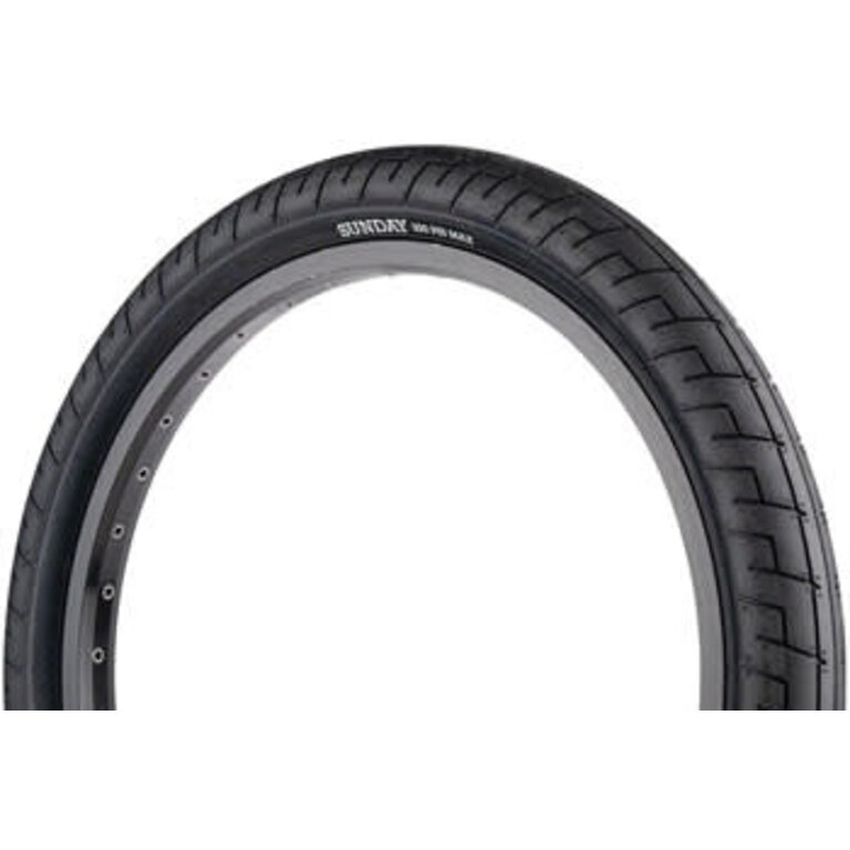 Sunday Sunday Street Sweeper Tire - 20 x 2.4, Clincher, Wire, Black/Black