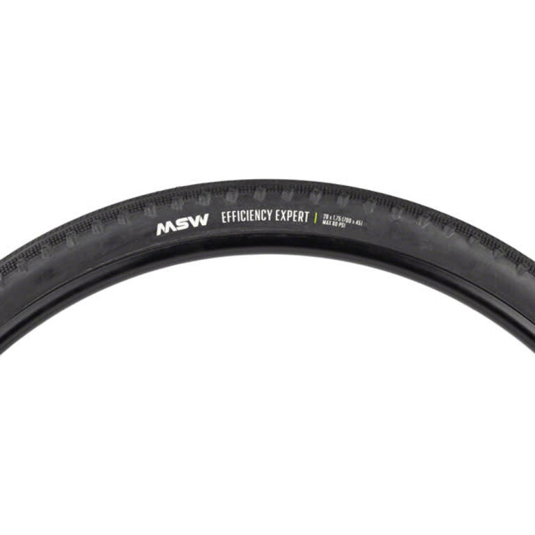 MSW MSW Efficiency Expert Tire - 29 x 1.75 / 700 x 45, Black, Rigid Wire Bead, 33tpi