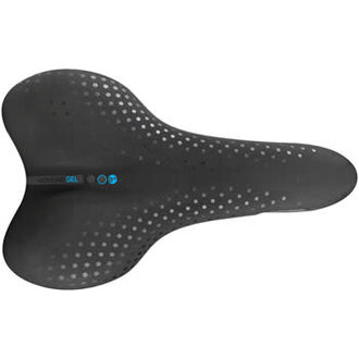 Selle San Marco Selle San Marco Trekking Gel Saddle - Steel, Black, Men's, Small, Gel