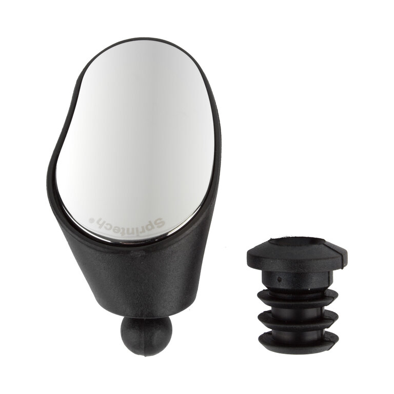 SPRINTECH Sprintech Dropbar Mirror: Single~ Black