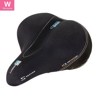 SERFAS SERFAS LADIES FULL SUSPENSION SADDLE - LYCRA DIAMOND PATTERN