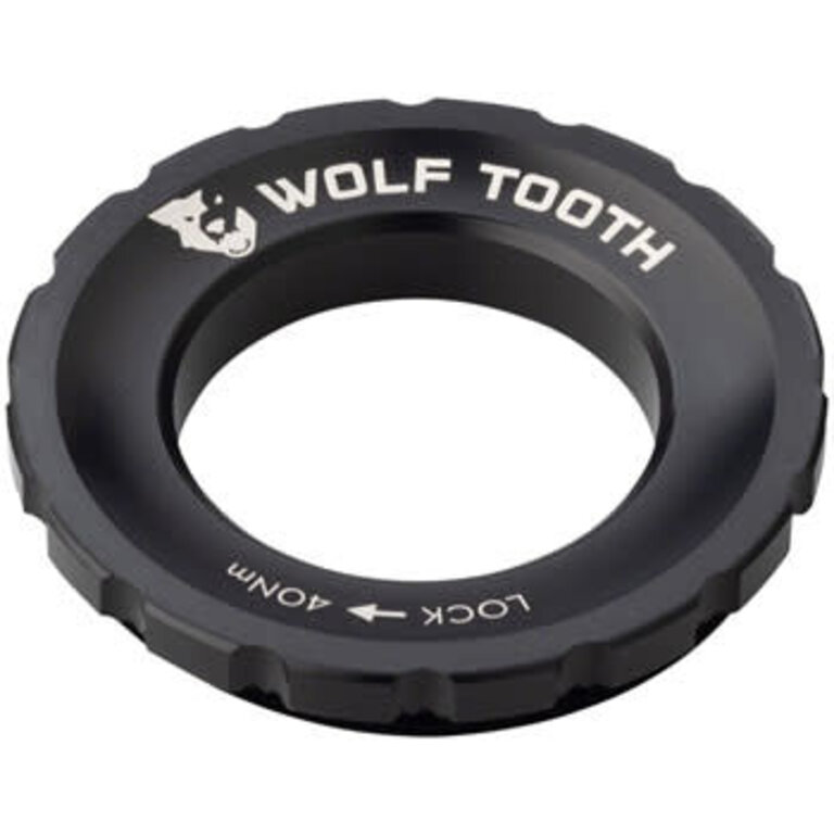 Wolf Tooth Wolf Tooth CenterLock Rotor Lockring - External Splined, Black