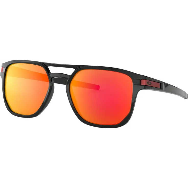 Oakley Latch Beta-POlished Black-Prizm Ruby