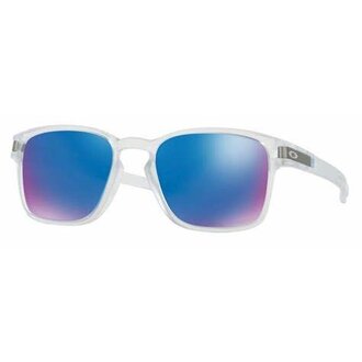 Oakley Latch SQ Matte Clear w/Sapphire Irid Pol
