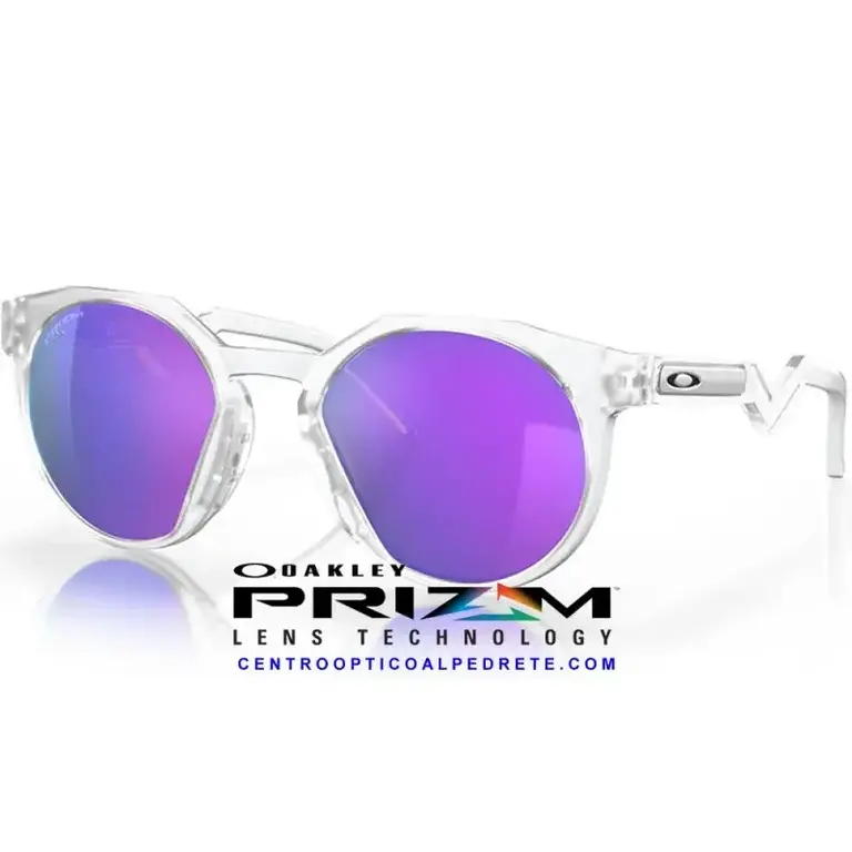 Oakley HSTN (50) Matte Clear w/ PRIZM Violet