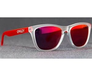 Frogskins MtClr/MttTrnsPnk w/ Torch Irid - The Bike Shop