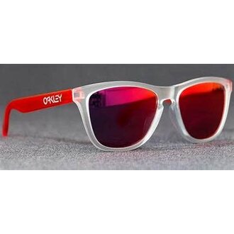 Oakley Frogskins MtClr/MttTrnsPnk w/ Torch Irid