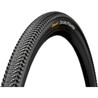 Continental Continental DoubleFighter III Tire - 700 x 35, Clincher, Wire, Black, Sport