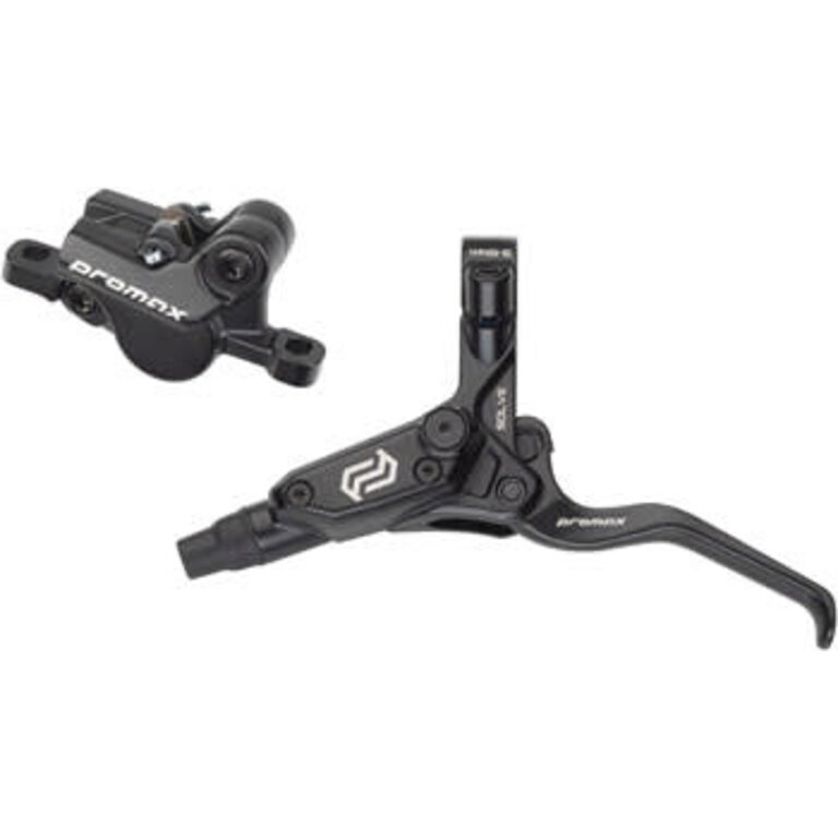 Promax Promax Solve DSK-923 Disc Brake and Lever Set - Front, 2-Piston Hydraulic, Post Mount, Black