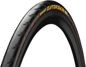 コンチネンタル　ゲータースキン700×28 Continental Gatorskin Tire - 700 x 28, Clincher, Folding, Black