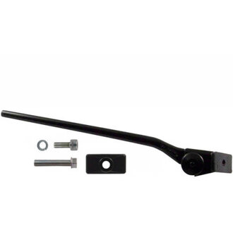 Greenfield Stands GREENFIELD ALLOY KICKSTAND 285MM W/KS2 & KS3 BOLTS BLACK