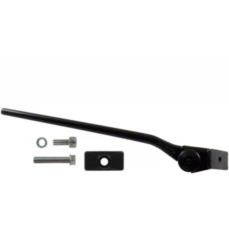 Greenfield Stands GREENFIELD ALLOY KICKSTAND 285MM W/KS2 & KS3 BOLTS BLACK