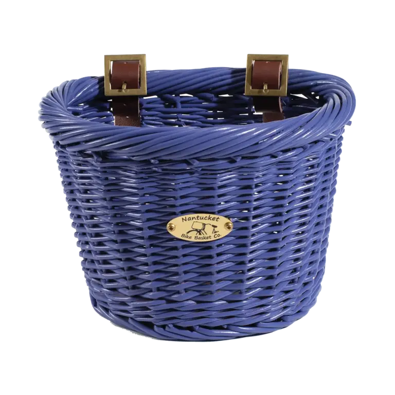 Nantucket Bike Basket Co. BASKET NANTUCKET GULL D-SHAPED PURPLE