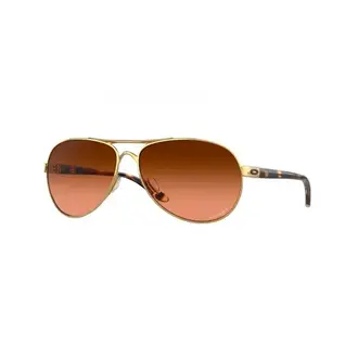 Oakley Feedback PolGold w/ PRIZMBrwnGradPol