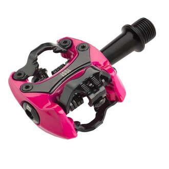 iSSi iSSi Flash II Pedals - Dual Sided Clipless, Aluminum, 9/16", Pink