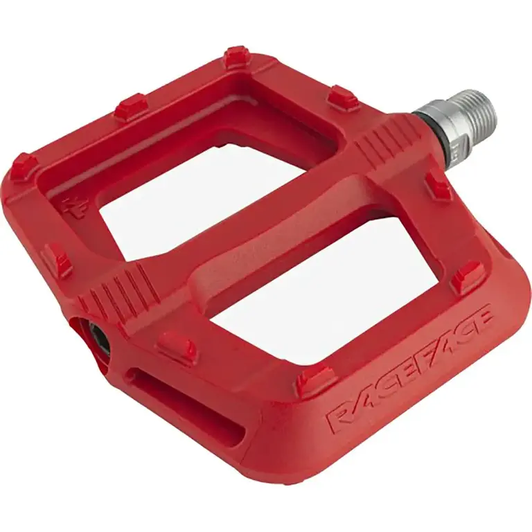 RACE FACE RaceFace Ride Pedals - Platform, Composite, 9/16", Red
