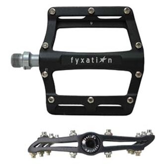 Fyxation Fyxation Mesa 61 Pedals - Platform, Aluminum, 9/16", Black