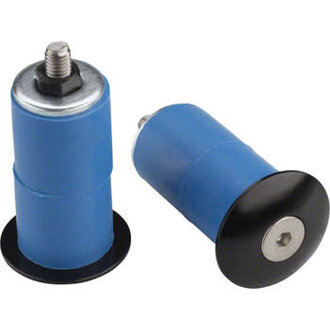 Problem Solvers Problem Solvers Bar End Plugs: Black