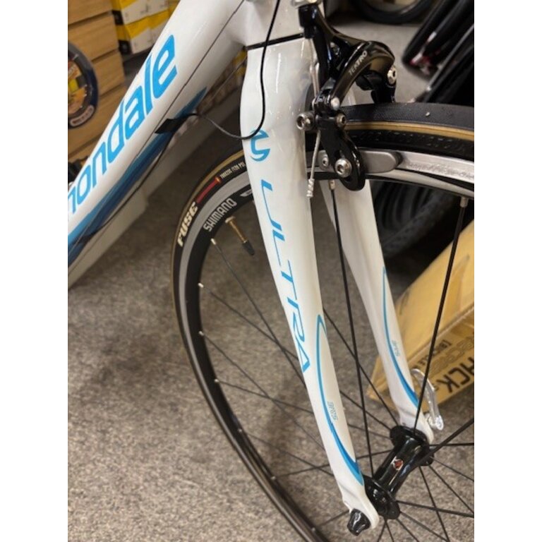 CANNONDALE USED CANNONDALE SYNAPSE 51CM WOMEN'S WHITE/BLUE (2017)